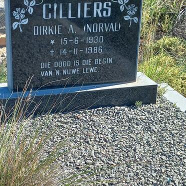 CILLIERS Dirkie A. nee NORVAL 1930-1986
