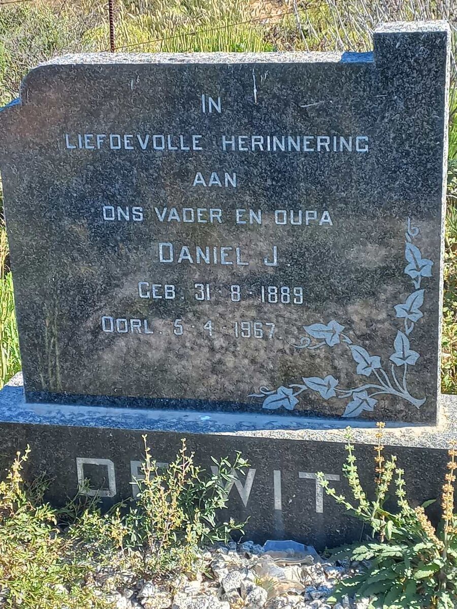 WIT Daniel J., de 1889-1967