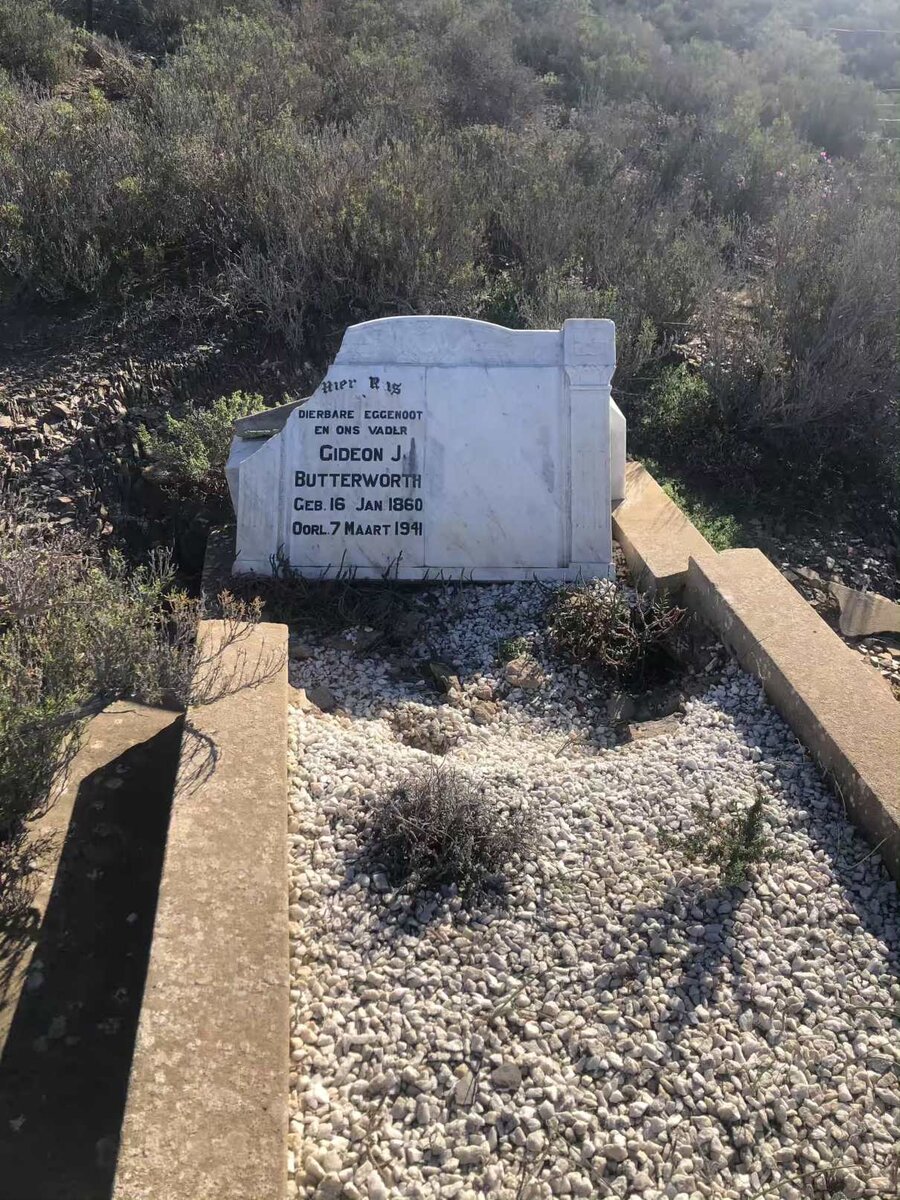 BUTTERWORTH Gideon J. 1860-1941