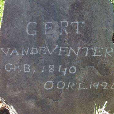 VENTER Gert, van de 1840-1924