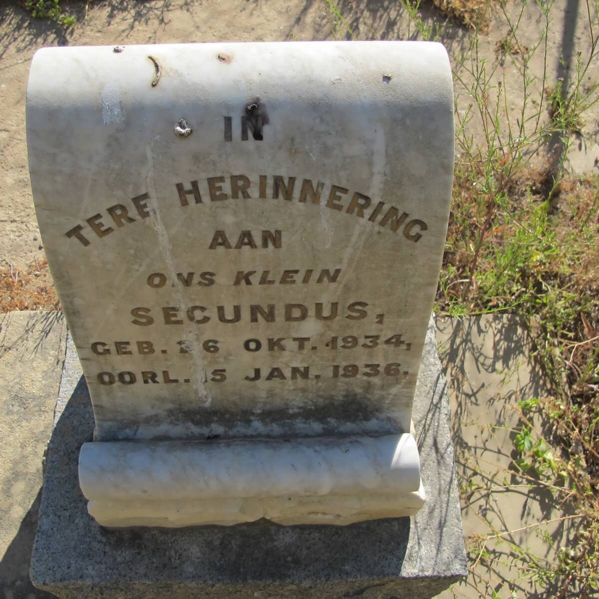 ? Secundus 1934-1936