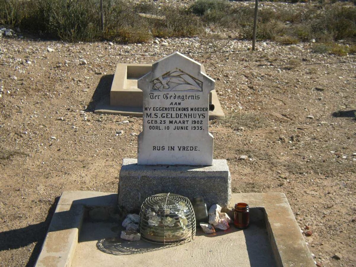 GELDENHUYS M.S. 1902-1935