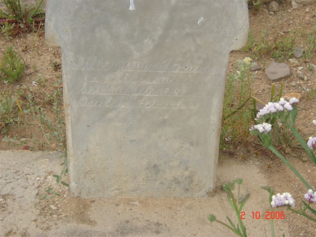 STASSEN Willemina Johanna 1883-1944