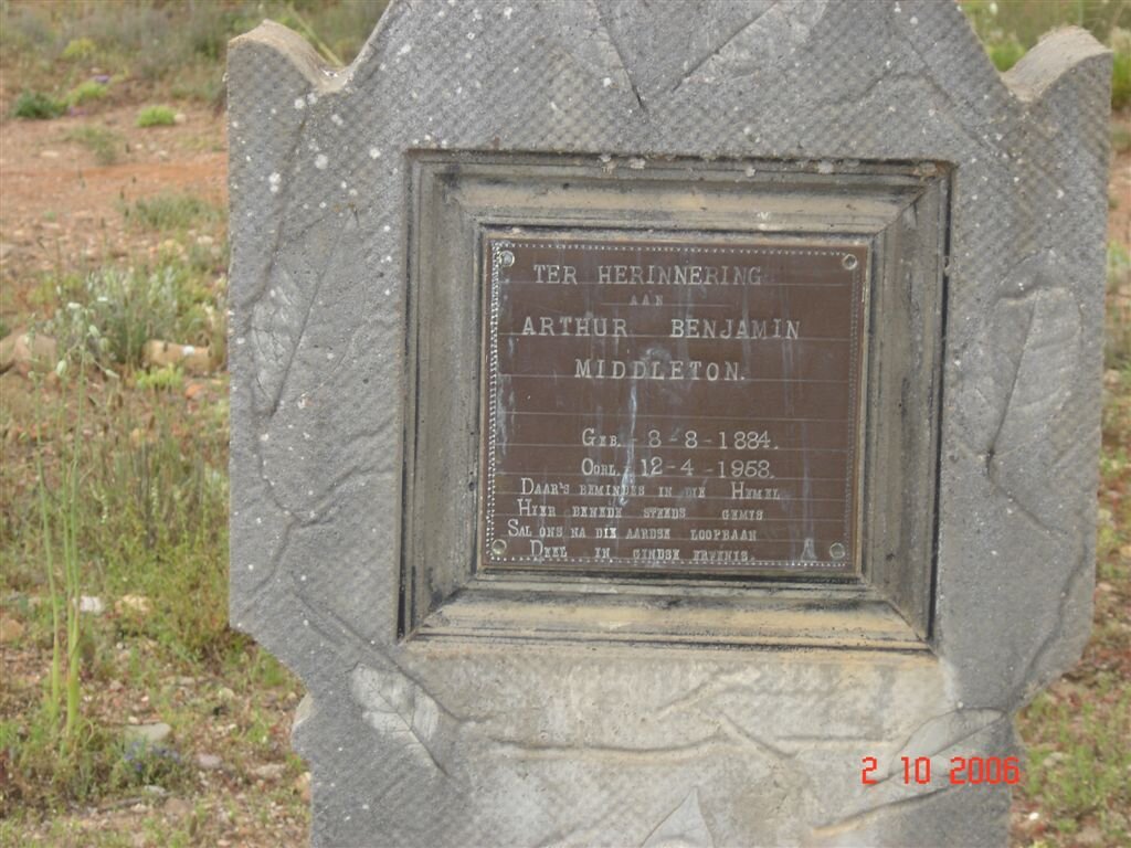MIDDLETON Arthur Benjamin 1884-1958