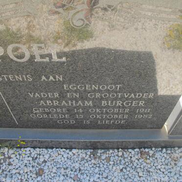 SWANEPOEL Abraham Burger 1911-1982