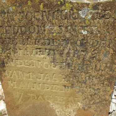 ? Tombstone nearly illegible