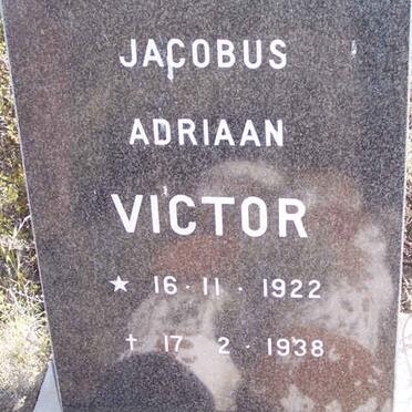 VICTOR Jacobus Adriaan 1922-1938