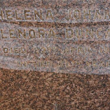 DUNCAN Helena Johanna Lenora -1924
