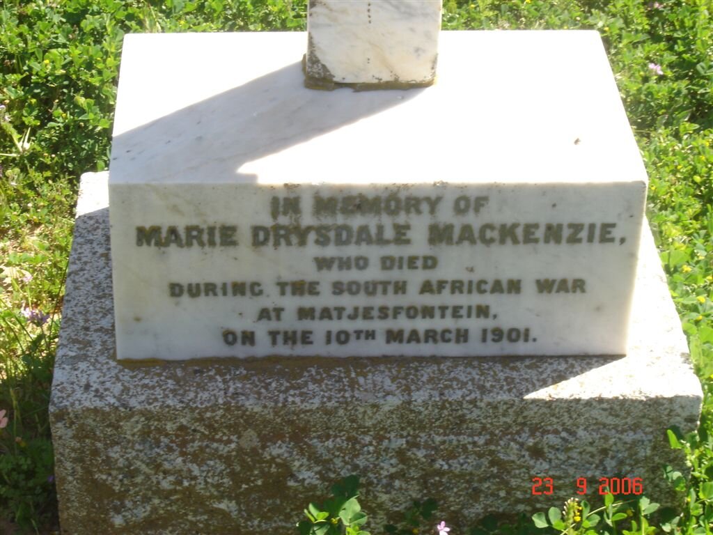 MACKENZIE Marie Drysdale -1901