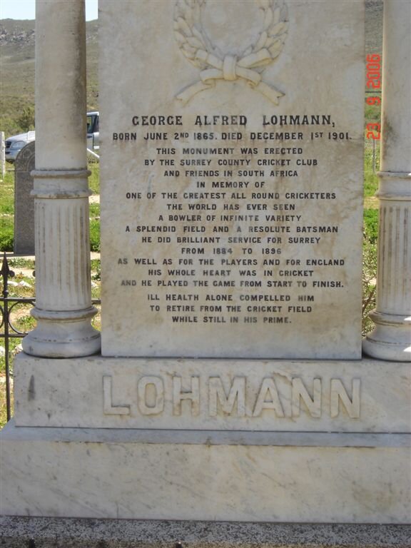 LOHMANN George Alfred 1865-1901