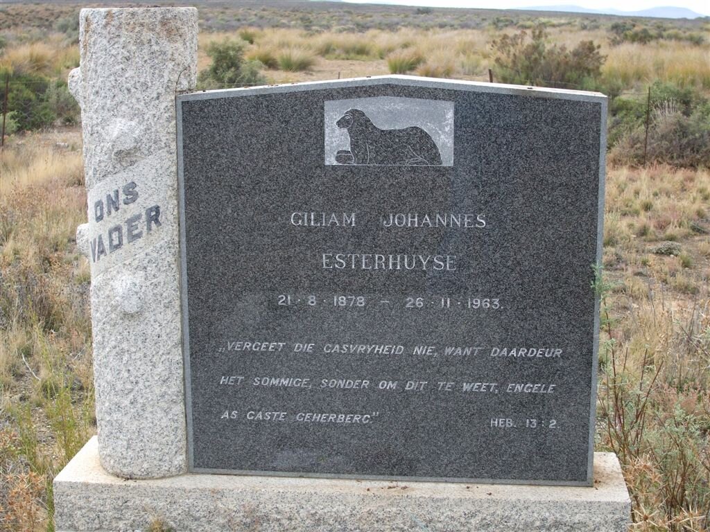 ESTERHUYSE Giliam Johannes 1878-1963