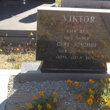 VIKTOR Gert Joachim 1890-1976