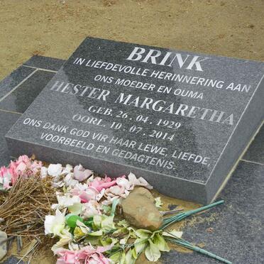 BRINK Hester Margaretha 1929-2014