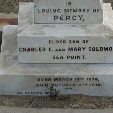 SOLOMON Percy 1876-1914