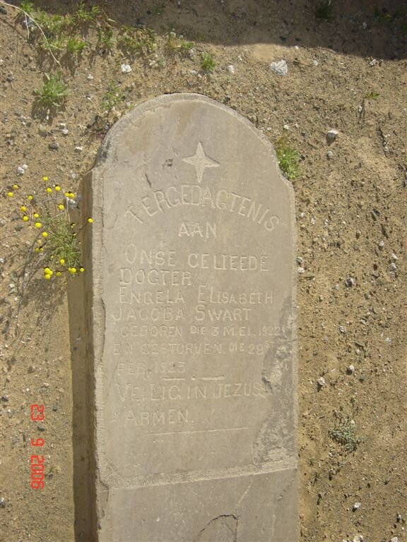 SWART Engela Elisabeth Jacoba 1922-1923