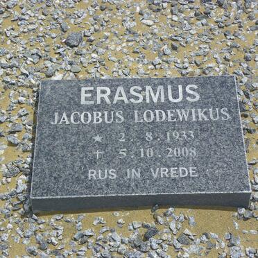 ERASMUS Gert J.J. 1893-1973 &amp; Magdalena M.E. 1908-1981 :: ERASMUS Jacobus Lodewikus 1933-2008