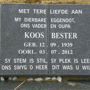 BESTER Koos 1939-2012
