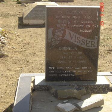 VISSER Cornelia nee VICTOR 1901-1965