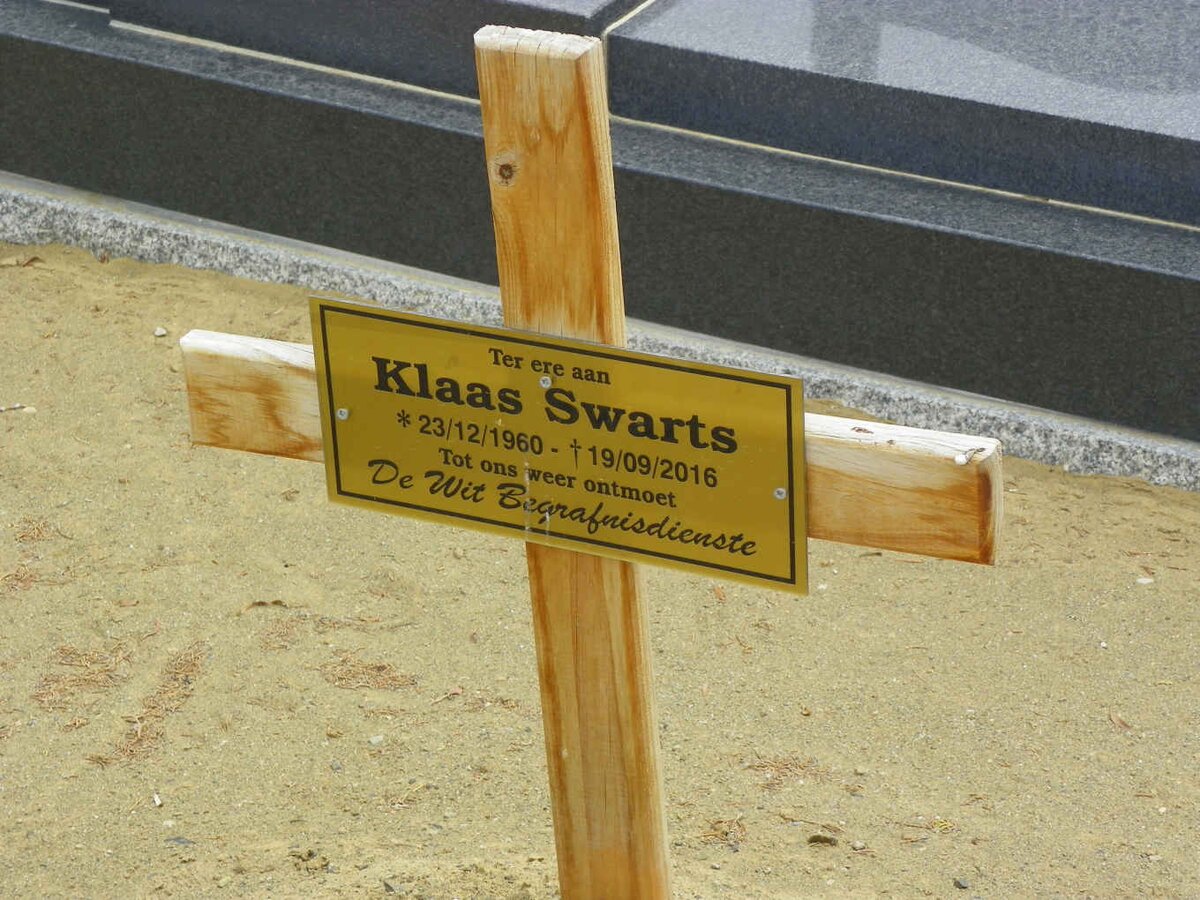 SWARTS Klaas 1960-2016
