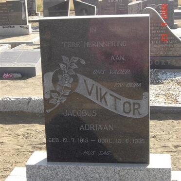 VIKTOR Jacobus Adriaan 1915-1975