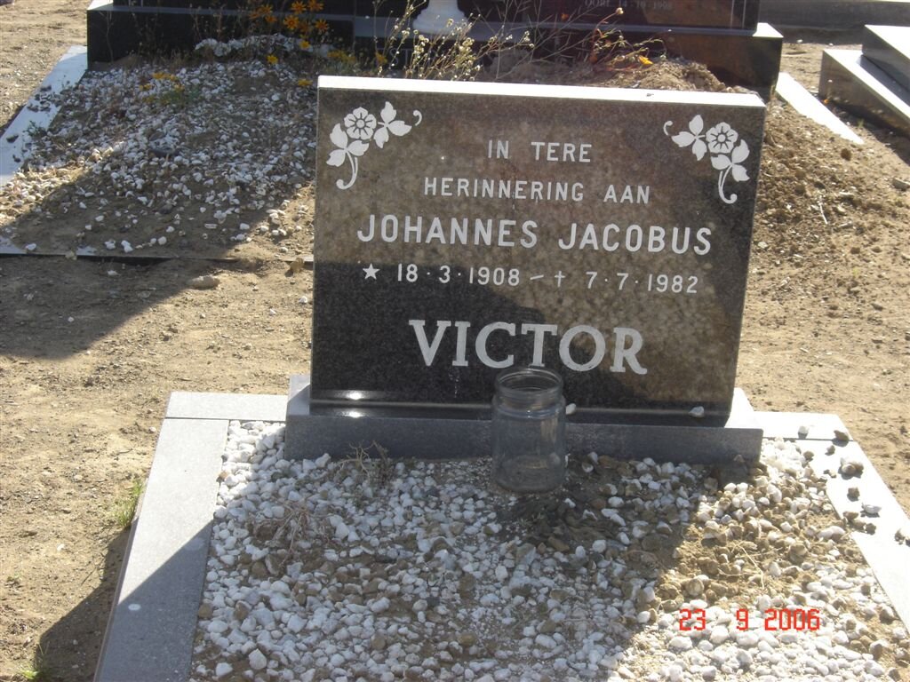 VICTOR Johannes Jacobus 1908-1982