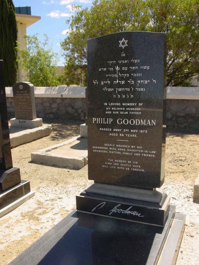 GOODMAN Philip -1973