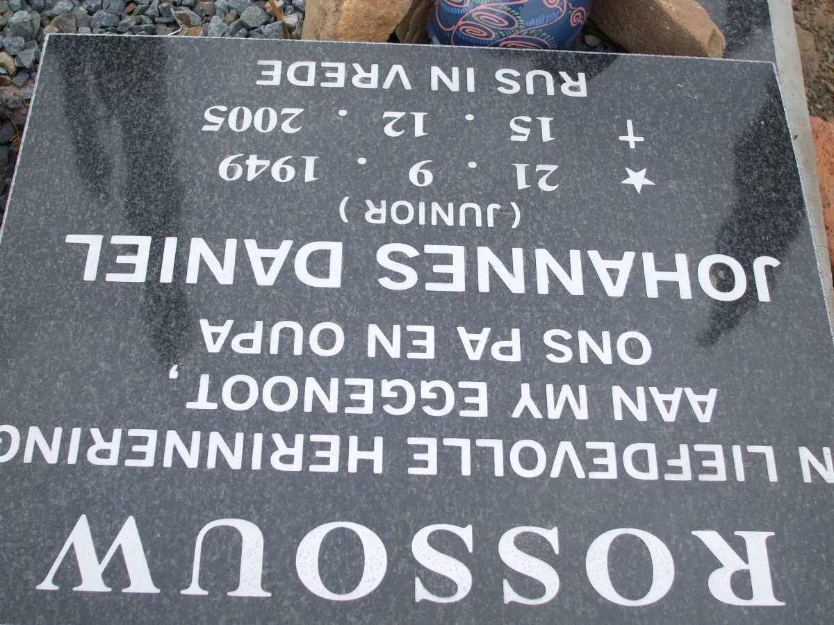 ROSSOUW Johannes Daniel 1949-2005