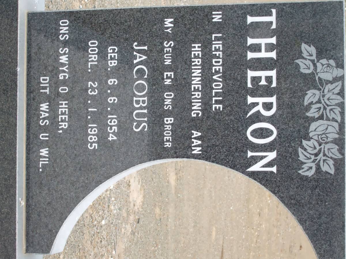 THERON Jacobus 1954-1985