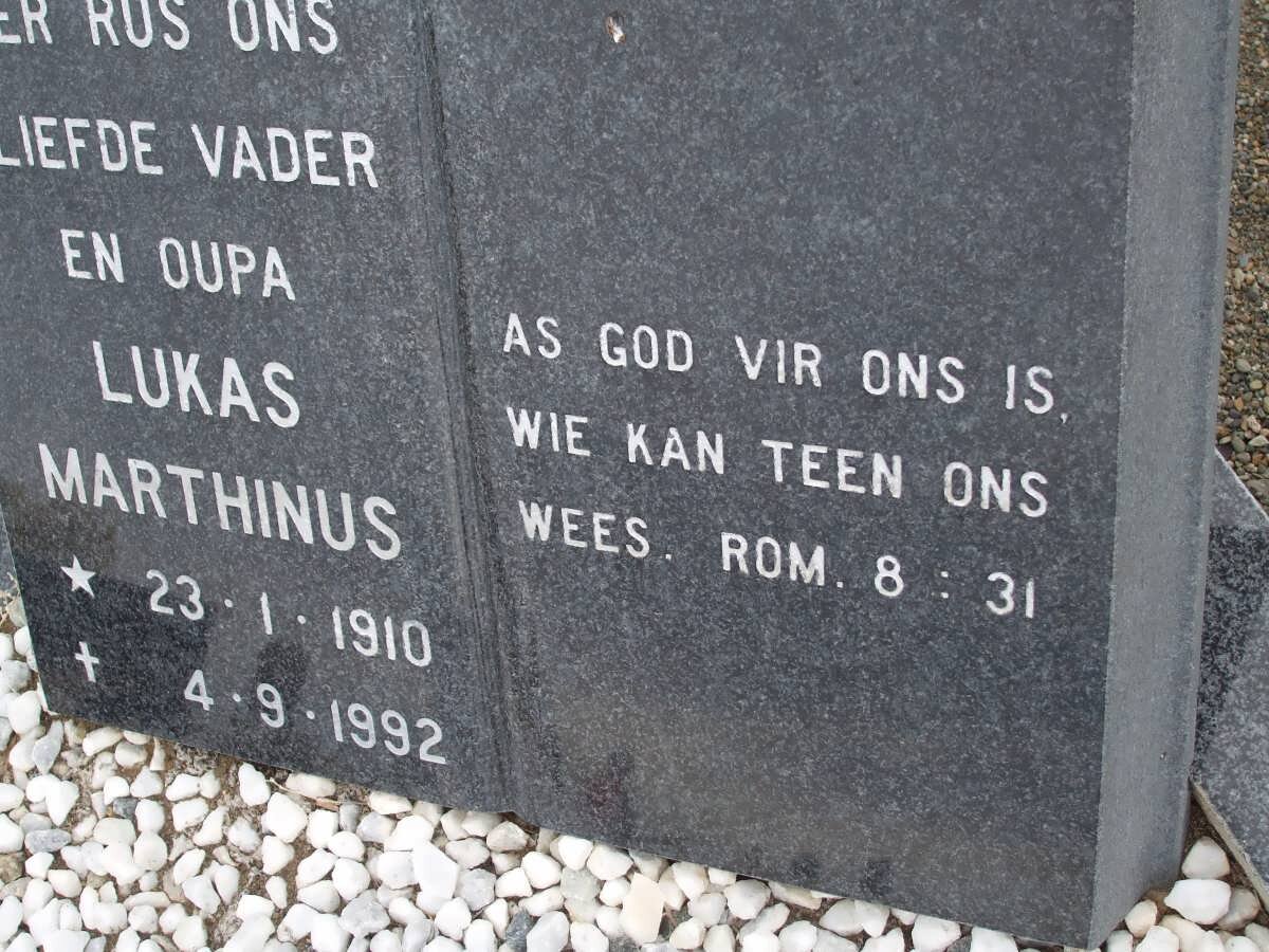 NIGRINI Lukas Marthinus 1910-1992