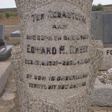 GREEN Edward R. 1921-1940