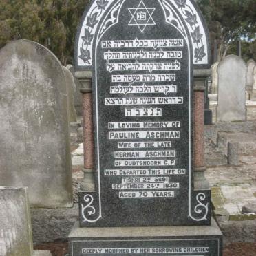 ASCHMAN Pauline -1930