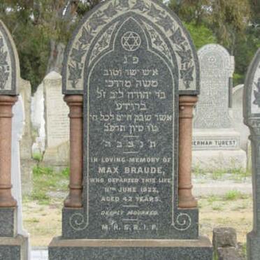 BRAUDE Max -1922