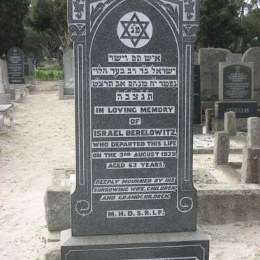 BERELOWITZ Israel -1939