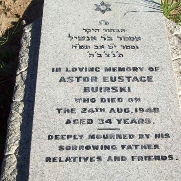 BUIRSKI Astor Eustace -1948 