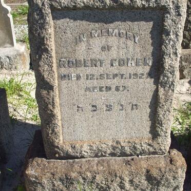 COHEN Robert -1927 