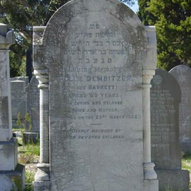 DEMBITZER Pollie nee BARNETT -1952