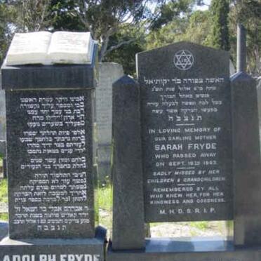 FRYDE Adolph &amp; Sarah