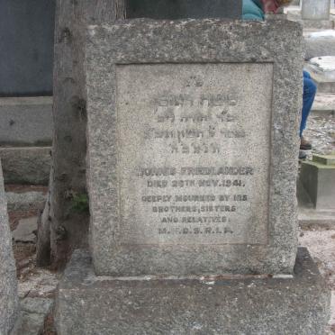 FRIEDLANDER Morris -1941