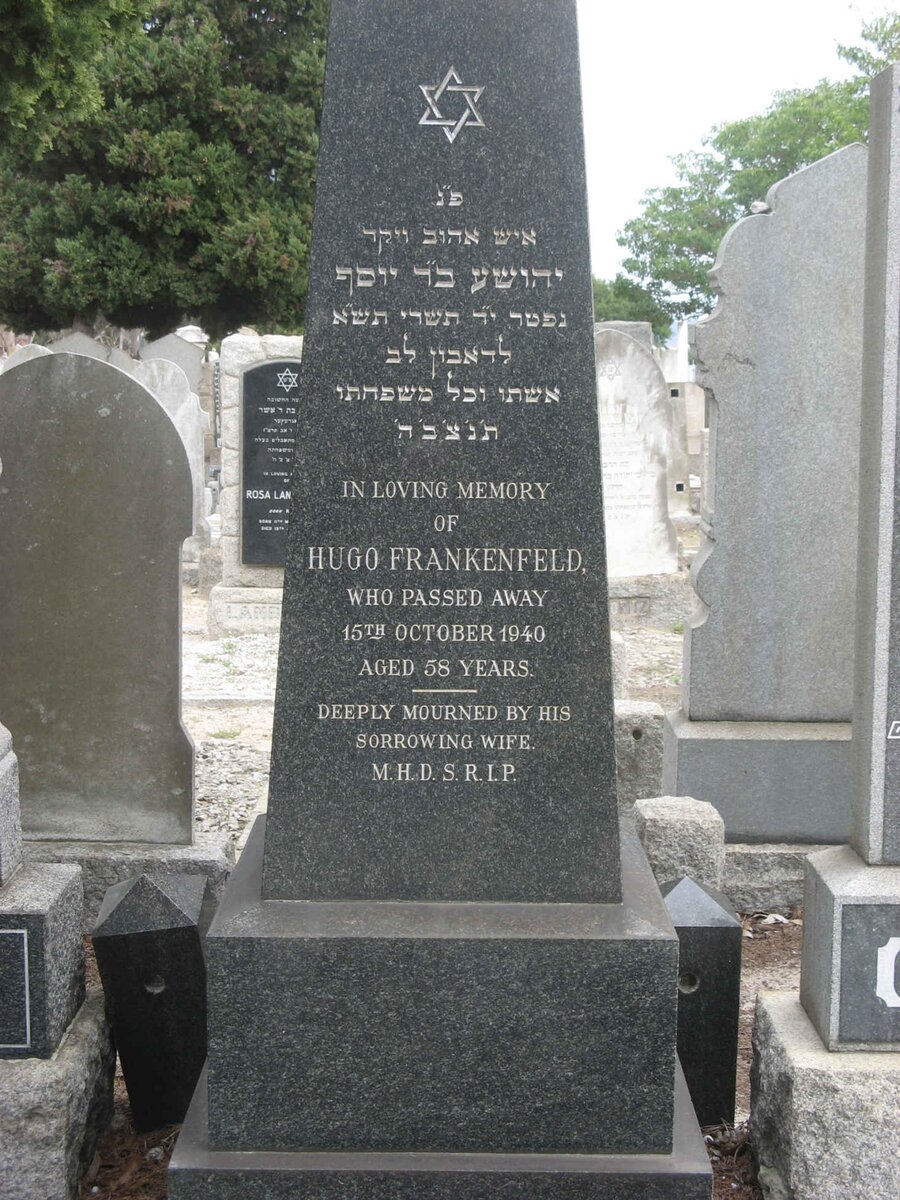 FRANKENFELD Hugo -1940