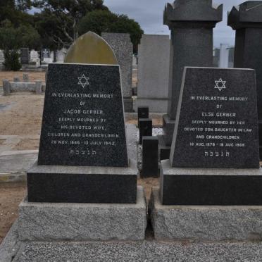 GERBER Jacob 1866-1942 &amp; Else 1878-1968