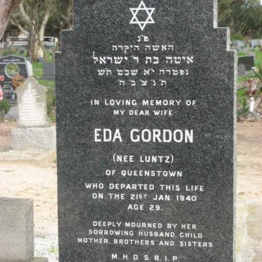 GORDON Eda nee LUNTZ -1940