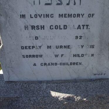 GOLDBLATT Hirsh -1923 