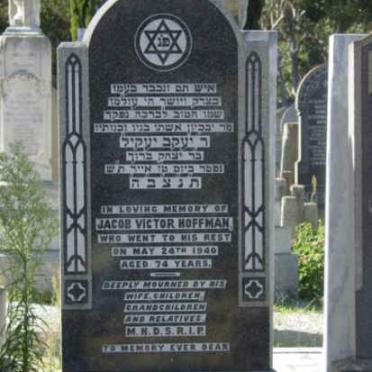 HOFFMAN Jacob Victor -1940