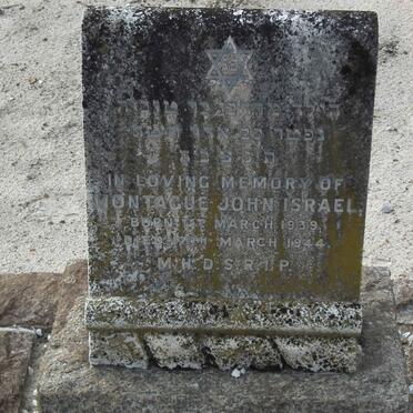 ISRAEL Montague John 1939-1944