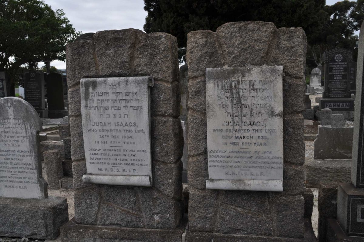 ISAACS Judah -1934 &amp; Julia -1932