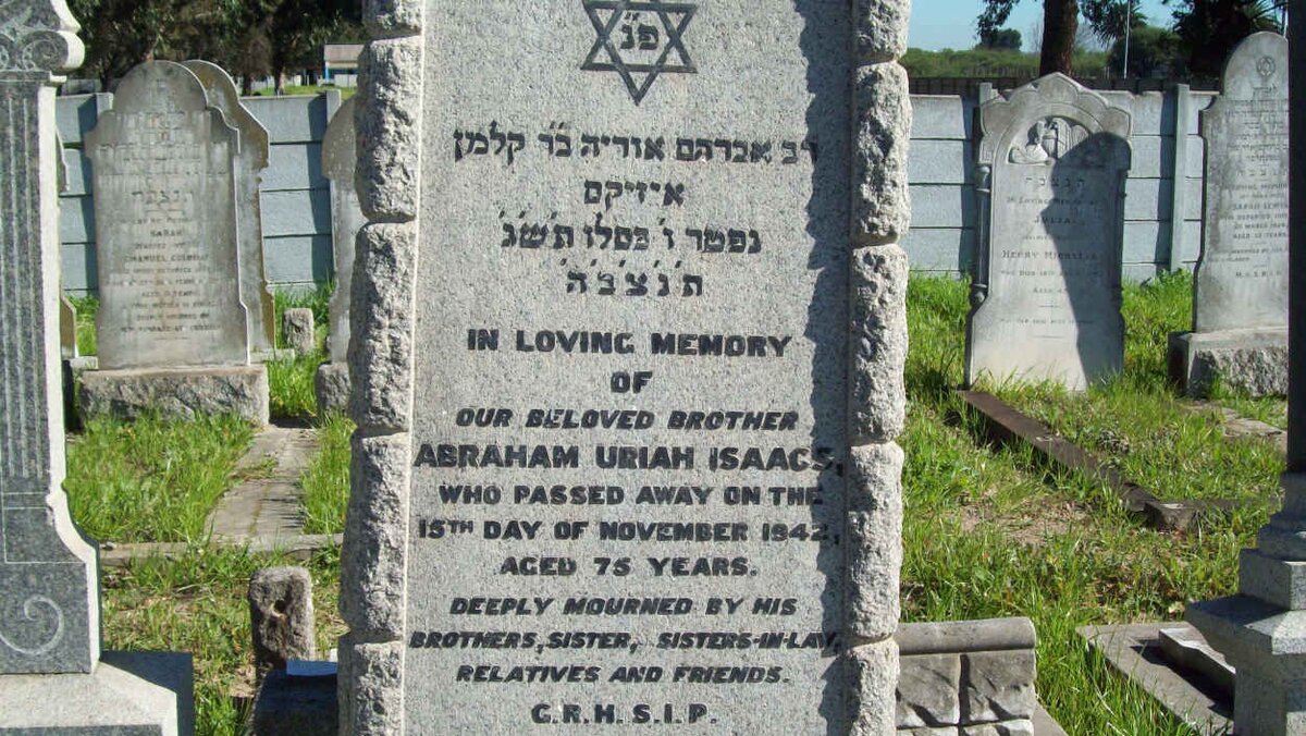 ISAACS Abraham Uriah  -1942 