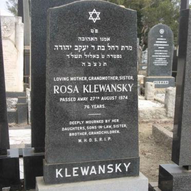KLEWANSKY Rosa -1974