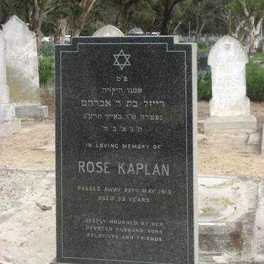 KAPLAN Rose -1913