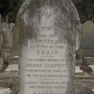 LEIBOWITZ Massie -1939