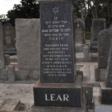 LEAR Solomon -1934